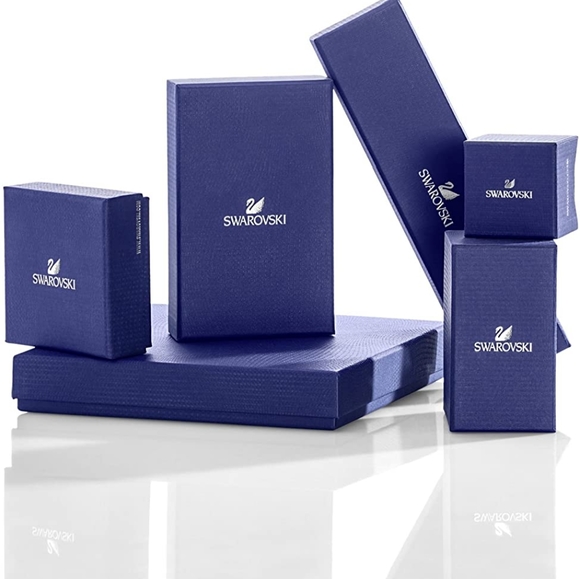 New Swarovski Crystal `crystaldust` Double Bracelet in Dark Medium Factory - Picture 3 of 4